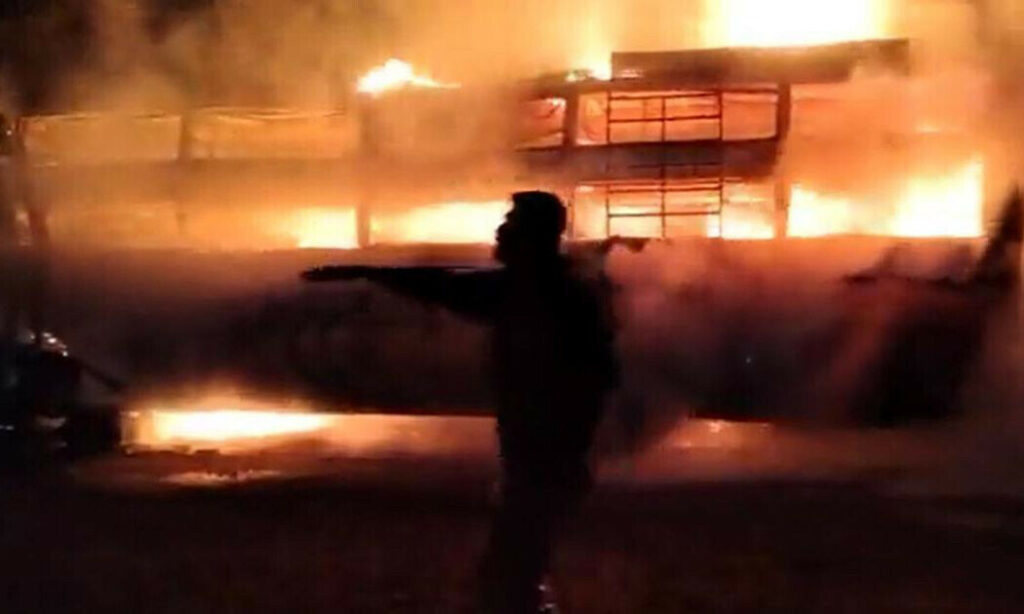 12 Dead in Hyderabad Bengaluru Bus Fire on NH-44 After Collision with Two-Wheeler in Kurnool