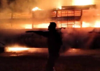 12 Dead in Hyderabad Bengaluru Bus Fire on NH-44 After Collision with Two-Wheeler in Kurnool