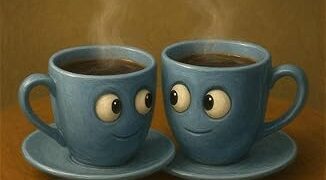 Blue, Hot, and Holding Stories: CUPPa coffee Blue, Hot, and Holding Stories: CUPPa coffee