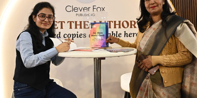 Rising Above Anxiety: Launch of Joy Above Mental Clouds at the New Delhi World Book Fair 2026 Rising Above Anxiety: Launch of Joy Above Mental Clouds at the New Delhi World Book Fair 2026
