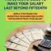 The Ultimate Guide to Make Your Salary Last Beyond 15th The Ultimate Guide to Make Your Salary Last Beyond 15th