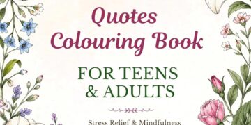 MOTIVATIONAL QUOTES COLOURING BOOK